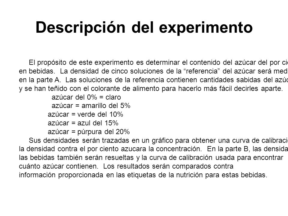 Densidad del azucar